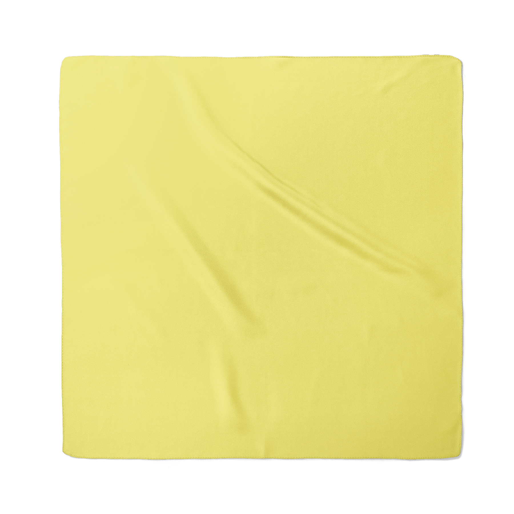 90cm Bandana Scarf - Pastel Yellow